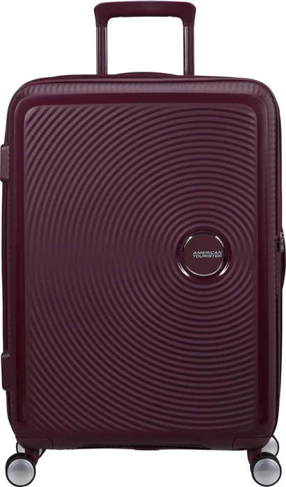 American Tourister Soundbox Spinner erweiterbar M wild cherry