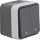 Hager Jalousie-Serientaster mit Aufdruck Symbol Pfeil AP Serie W.1, grau LT (WNC302)
