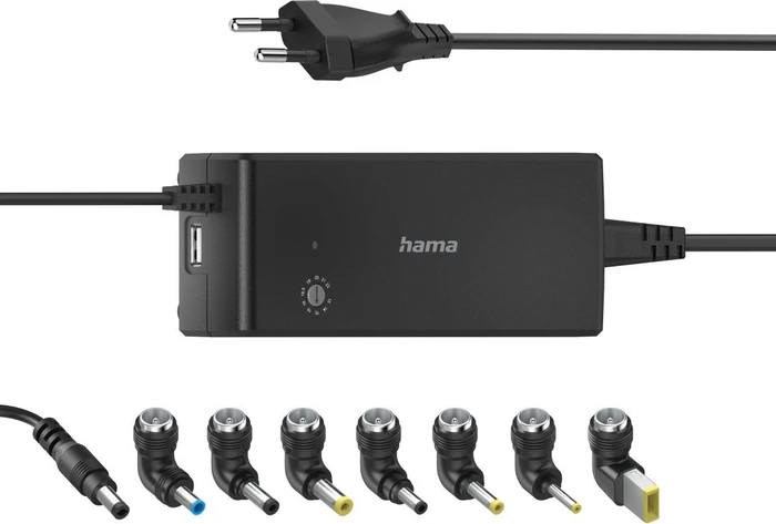 Hama Universal Notebook-Netzteil 12-22V, Hohlstecker mit Wechseladapter, 90W