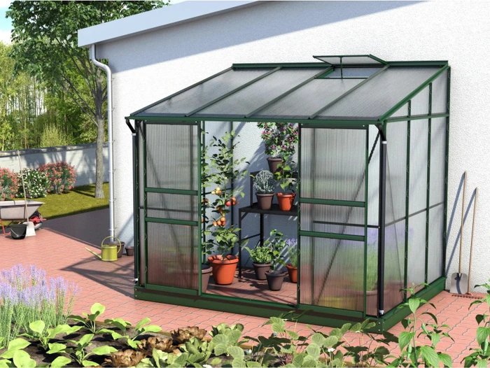 Vitavia Ida 5200 HKP 6mm Anlehngewächshaus smaragd