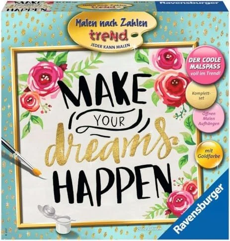 Ravensburger Malen nach Zahlen Make Your Dreams Happen