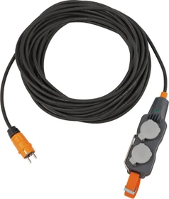 Brennenstuhl professionalLINE Steckdosen-Powerblock mit Verlängerungskabel IP54, 4-fach, 25m, schwarz