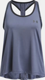 Under Armour Knockout Funktionsshirt ärmellos downpour gray/black (Junior)