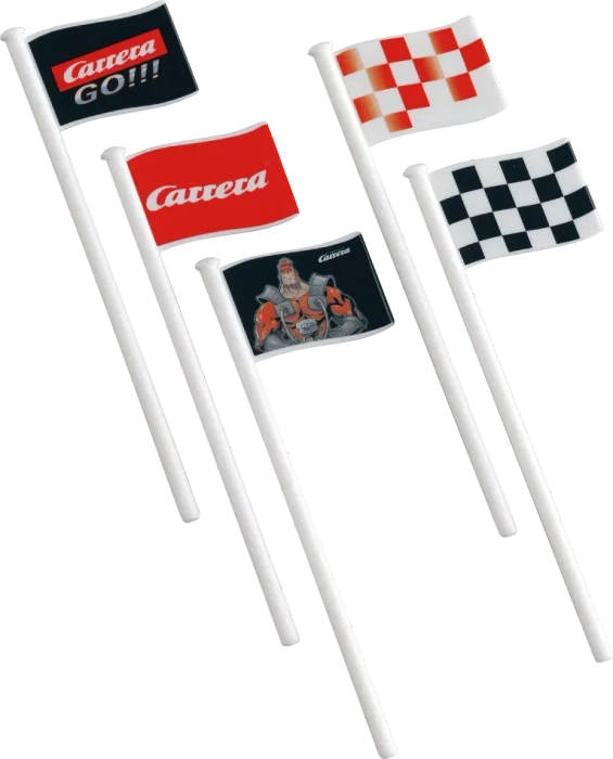 Carrera Digital 143/GO!!! Zubehör Deko-Flaggen