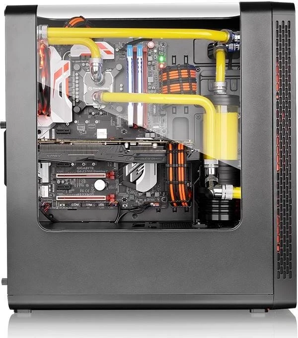 Thermaltake View 27 Gull-Wing schwarz, Acrylfenster