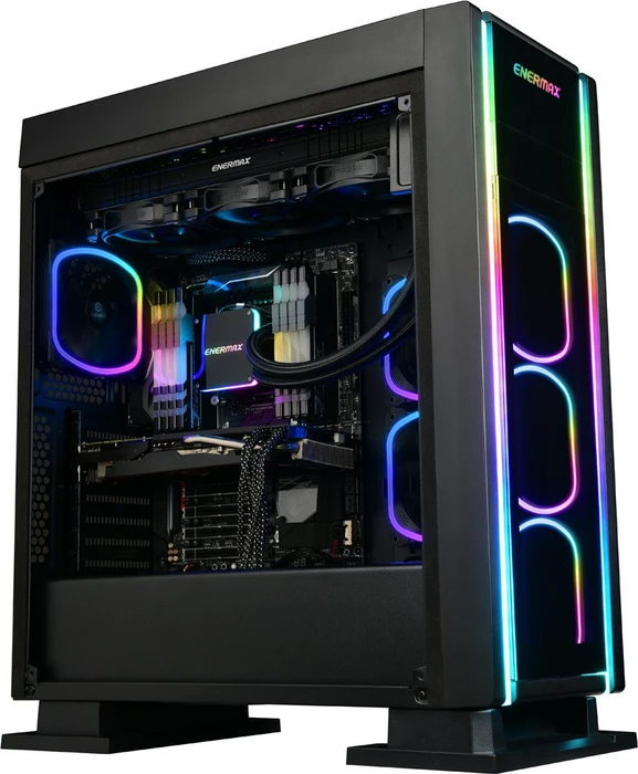 Enermax Saberay ADV, schwarz, Glasfenster