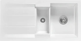 systemceram Genea 100 F Einbau Becken reversibel grönland