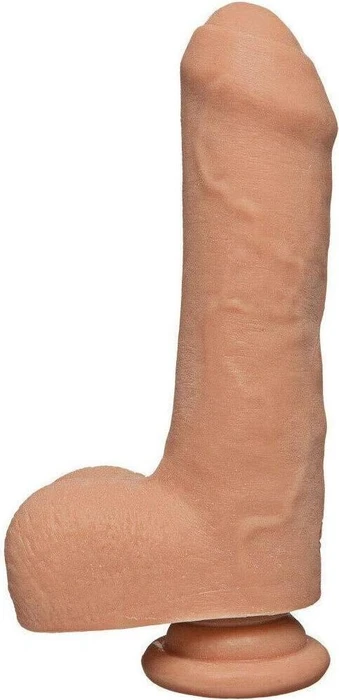 Doc Johnson The D Uncut D Ultraskyn 7" with Balls vanilla