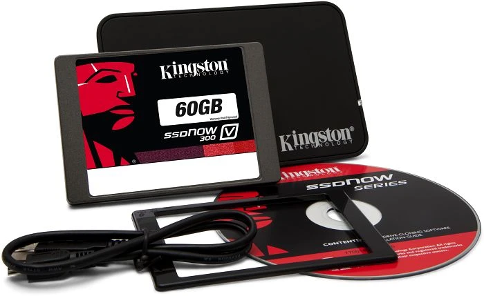 Kingston SSDNow V300 - Notebook Upgrade Kit 60GB, 2.5" / SATA 6Gb/s