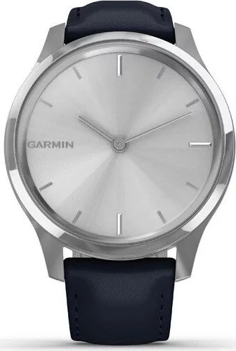 Garmin vivomove Luxe Aktivitäts-Tracker navy/silver