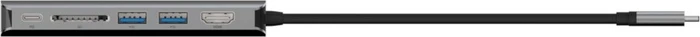 Belkin USB-C Multimedia Hub, USB-Hub, RJ-45, USB-C 3.0 [Stecker]