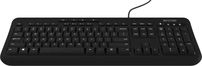 Incase Wired Keyboard 600, schwarz, USB, UK