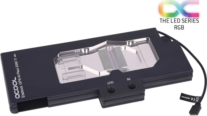 Alphacool Eisblock GPX-N Acryl NVIDIA RTX 2080Ti M01 mit Backplate, schwarz