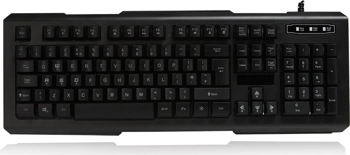 CiT WKB208 Avenger 3 Colour LED Iluminated Gaming Keyboard and Mouse, USB, UK