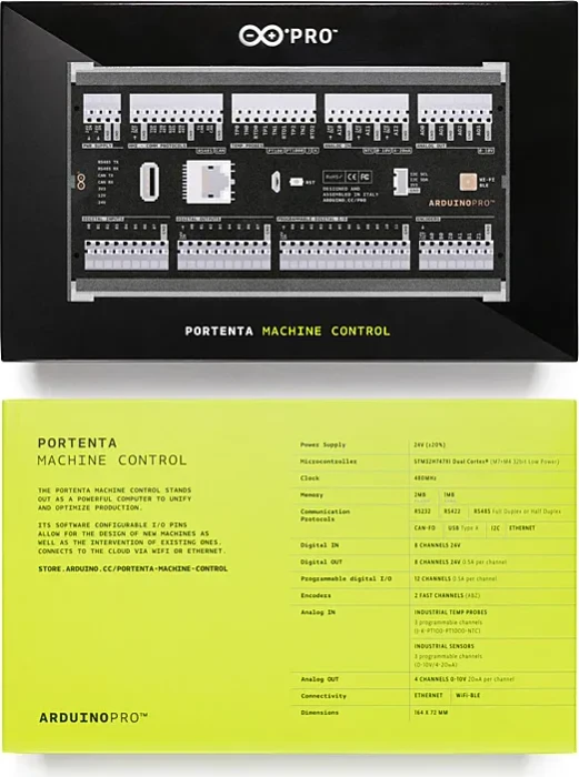 Arduino Portenta Machine Control, inkl. Portenta H7