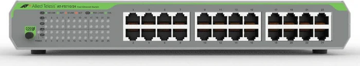 Allied Telesis CentreCOM FS710 Desktop Switch, 24x RJ-45