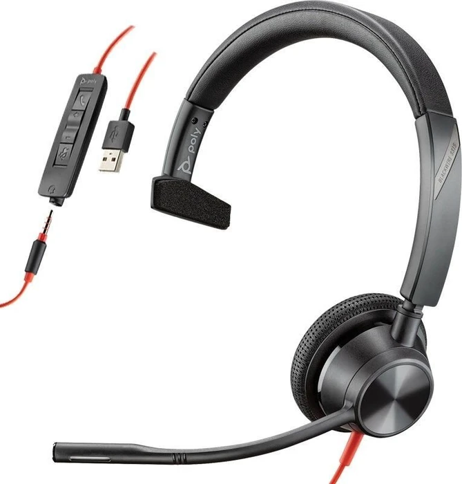 Poly Blackwire 3315, USB-A