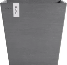 Ecopots Kunststoff-Topf Rotterdam 45x45cm grey