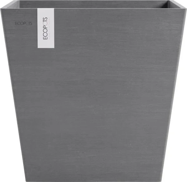 Ecopots Kunststoff-Topf Rotterdam 45x45cm grey
