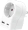 Skross Europe to USA USB AC20PD, 1x USB-A, 1x USB-C Vorschaubild