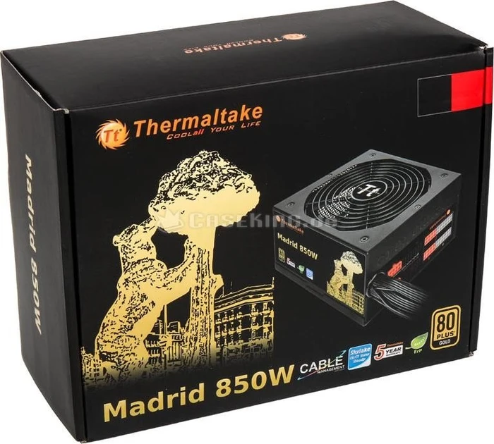Thermaltake European Gold Madrid 850W, ATX 2.3