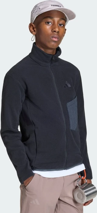 adidas Terrex Multi Full-Zip Fleece Funktionsjacke schwarz (Junior)
