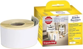 Avery-Zweckform Hochleistungsetiketten kompatibel zu Dymo 1933087, 59x190mm, weiß, 1er-Pack (170 Etiketten)