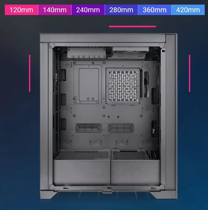 Thermaltake CTE T500 Air, schwarz, Glasfenster
