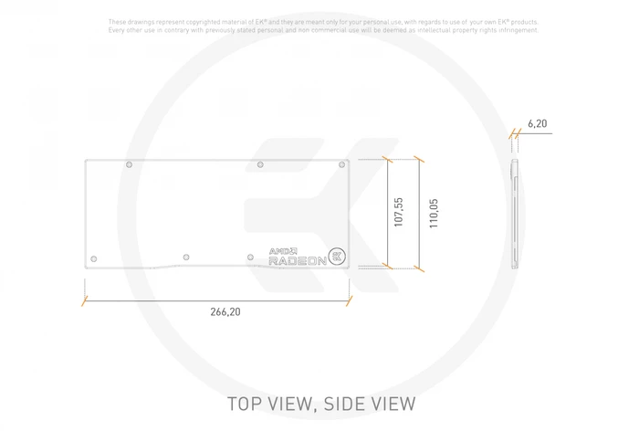 EK Water Blocks Quantum Line EK-Quantum Vector RX 6800/6900 D-RGB, AMD Radeon Edition