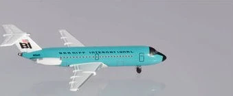 Herpa Braniff International BAC 1-11-200 Jelly bean Turquoise