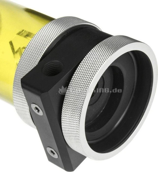 PrimoChill CTR Phase 2 120mm Laing D5, Acetal schwarz, gelb