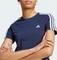 adidas Loungewear Essentials Slim 3-Streifen T-Shirt kurzarm legend ink/white (Damen) Vorschaubild