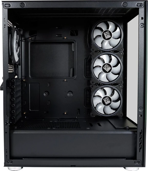 LC-Power Gaming 808B Skylla_X, Glasfenster