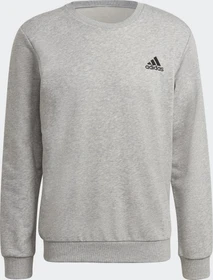 adidas Essentials Embroidered Small Logo Sweatshirt medium grey heather/black (Herren)