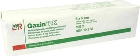 Lohmann & Rauscher Gazin RK Mullkompresse unsteril 16-fach, 5 x 5cm, 100 Stück