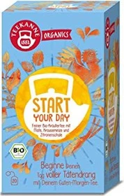 Teekanne Organics Start your Day Tee Beutel, 20 Stück