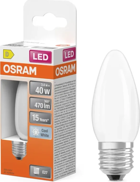 Osram Ledvance LED Retrofit Star Classic B 40 Filament 3.4W/840 E27 matt