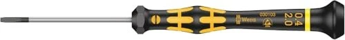 Wera Kraftform Micro ESD 1578 A Elektroniker Schlitz Schraubendreher, 2x60mm
