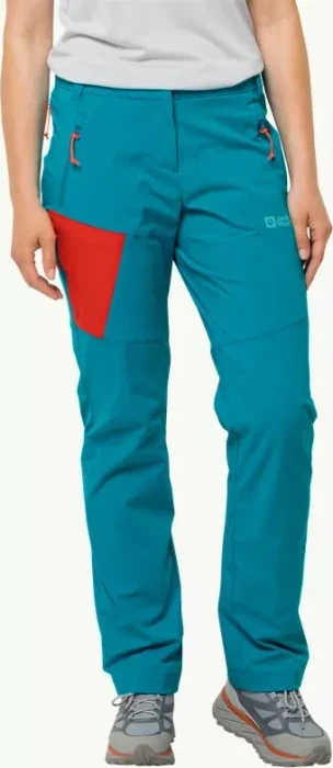 Jack Wolfskin Glastal Hose lang tile blue (Damen)
