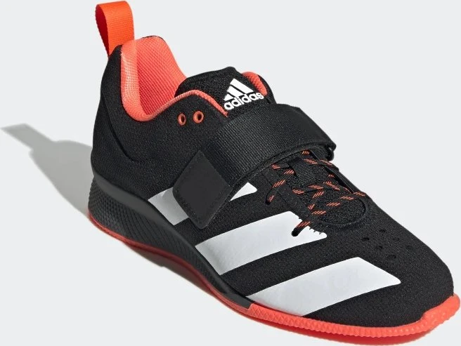 adidas Adipower II core black/cloud white/solar red (Herren)