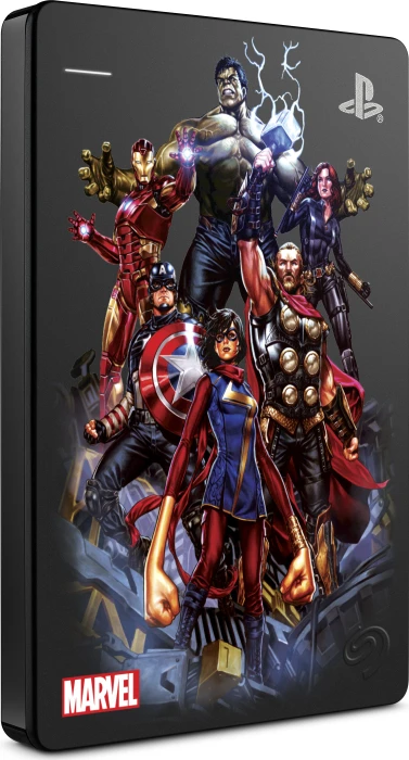 Seagate Game Drive for PlayStation - Marvel Avengers Limited Edition, 2TB, Team Avengers, USB 3.0 Micro-B