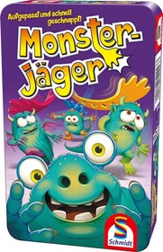 Monsterjäger Reisespiel Metalldose