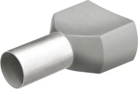 Knipex Twin-Aderendhülsen 2x 0.75mm² grau 200 Stück