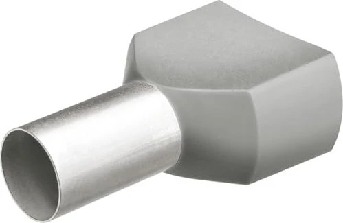Knipex Twin-Aderendhülsen 2x 0.75mm² grau 200 Stück