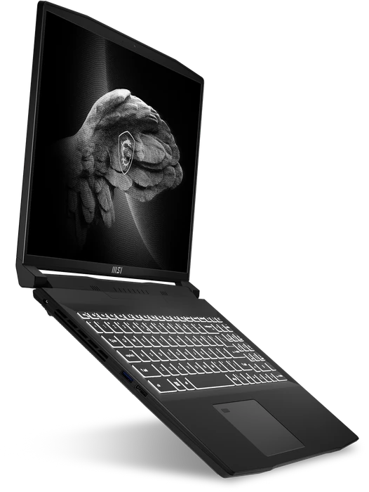 MSI Creator M16 A12UC-284, Core Black, Core i7-12700H, 16GB RAM, 512GB SSD, GeForce RTX 3050, DE