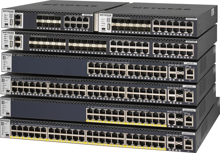 Netgear ProSAFE M4300 Desktop 10G Managed Switch, 20x RJ-45, 4x RJ-45/SFP+