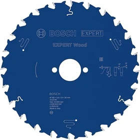 Bosch Professional Expert for Wood Kreissägeblatt 24Z, 190x1.3x30mm, 1 Stück