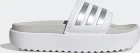 adidas Platform Adilette cloud white/zero metallic/grey one (Damen)