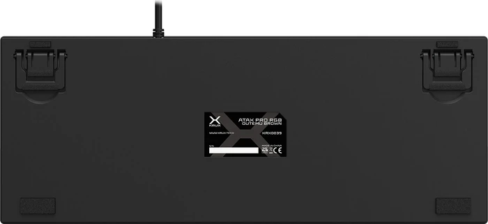 Krux Atax Pro RGB, TKL, schwarz, LEDs RGB, Gaote Outemu BROWN, USB, US