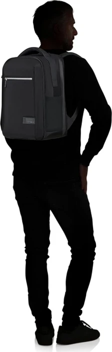 Samsonite Litepoint, Underseat Backpack XS, Untersitz Handgepäck, Kabinentasche, Flugzeug Rucksack, 40cm, 21l, schwarz
